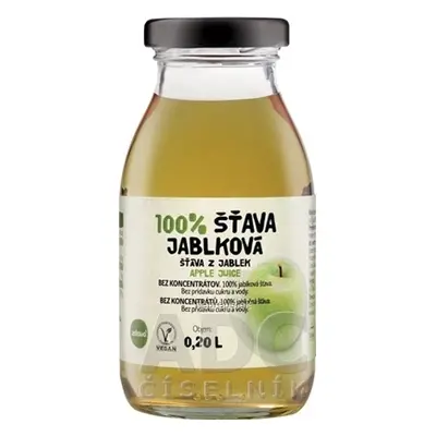 ZDRAVO ORGANIC zdravě 100% JABLEČNÁ ŠŤÁVA 1x200 ml 200ml