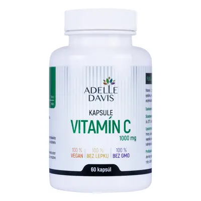 Adelle Davis Adelle Davis - Vitamin C, 1000 mg, 60 kapslí 60 ks