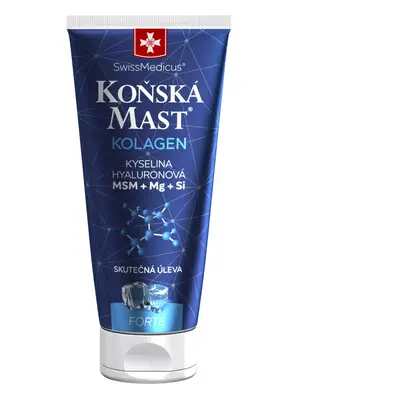 TOPVET Herbamedicus GmbH Koňská mast s kolagenem forte chladivá 200 ml 200 ml