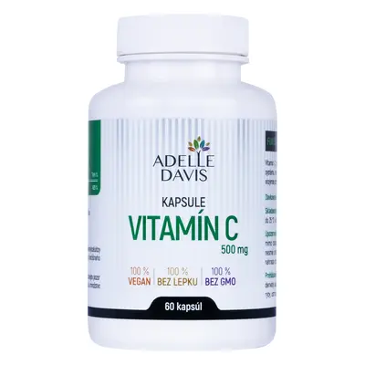 Adelle Davis Adelle Davis - Vitamin C, 500 mg, 60 kapslí 500mg