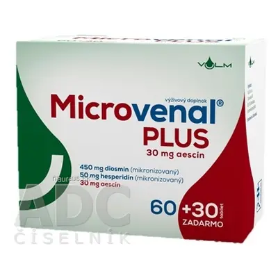 VULM s.r.o. VULM Microvenal PLUS tbl flm 60 + 30 zdarma (90 ks) 90 ks