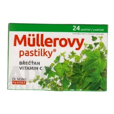 Dr. Müller Pharma s.r.o. MÜLLEROVÉ pastilky BREČTAN, VIT. C 1x24 ks