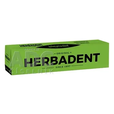 Herbadent s.r.o. HERBADENT original Bylinný gel na dásně 1x25 g 25 g