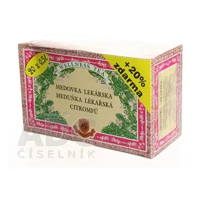 HERBEX spol. s r.o. HERBEX MEDUŇKA LÉKAŘSKÁ bylinný čaj 20x3 g (60 g) 20 x 3 g