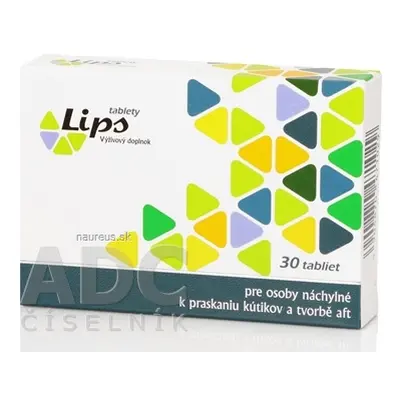 PHARMACY LAB Sp. z o.o. Lips tablety tbl, při náchylnosti na popraskané koutky a afty 1x30 ks