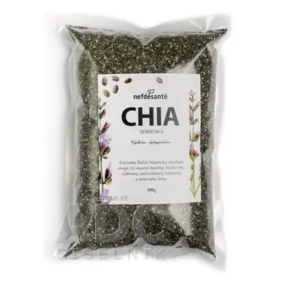 Nefdesante Chia semínka semena Šalvěje (Salvia Hispanica) 1x500 g 500 g