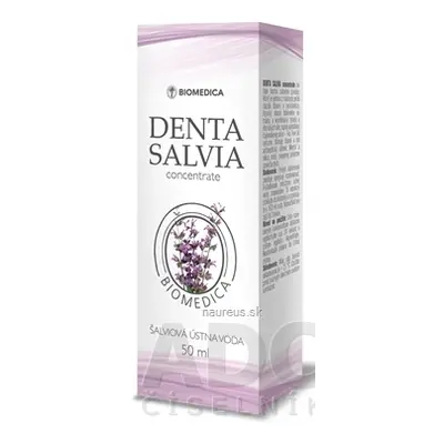 Biomedica, spol. s r.o. BIOMEDICE DENTA SALVIA concentrate šalvěj ústní voda 1x50 ml