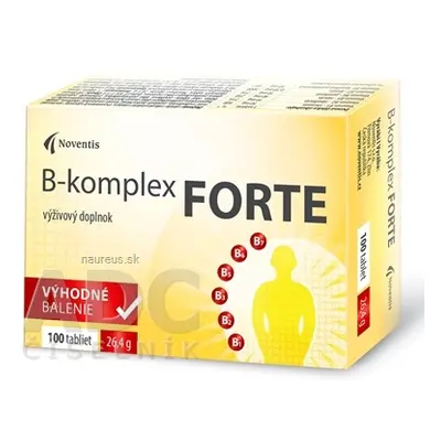 Noventis s.r.o. Noventis B-komplex FORTE tbl 1x100 ks 100 ks