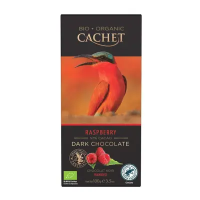 CACHET ES Tanzánie Organic hořká 57% maliny 100g 100 g