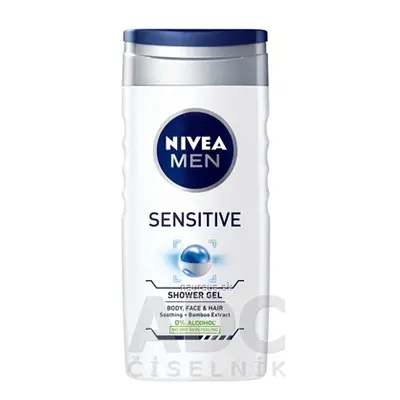 BEIERSDORF AG NIVEA MEN SPRCHOVÝ GEL Sensitive 1x250 ml 250 ml