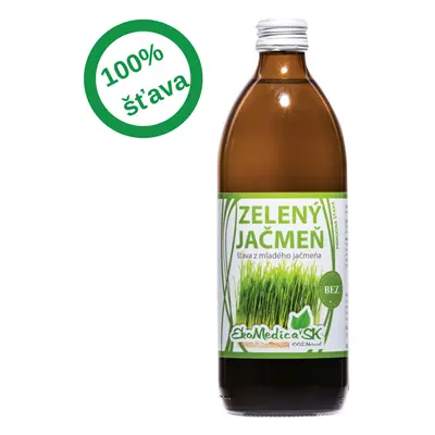 EkoMedica Šťáva Zelený ječmen 500 ml 500 ml