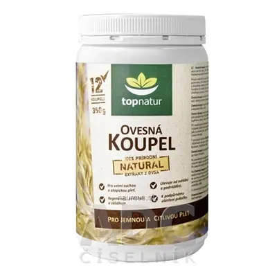 TOPNATUR s.r.o. topnatur ovesnou koupel přípravek do koupele, prášek 1x350 g 350 g