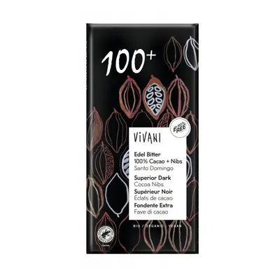 Tkorganics COKOLADA Vivani hořká 100% BIO 80g 100g