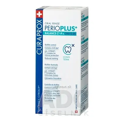 Curaden International AG CURAPROX Perio Plus Balance CHX 0,05% ústní voda 1x200 ml 200 ml