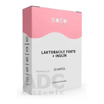 TOTO Pharma s.r.o. TOTO LAKTOBACILY FORTE + INULIN cps 1x20 ks