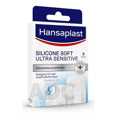 BEIERSDORF AG Hansaplast SILICONE SOFT ULTRA SENSITIVE náplast 1x8 ks