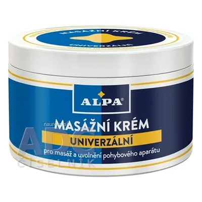 ALPA, a.s. ALPA MASÁŽNÍ KRÉM Univerzální 1x250 ml 250ml