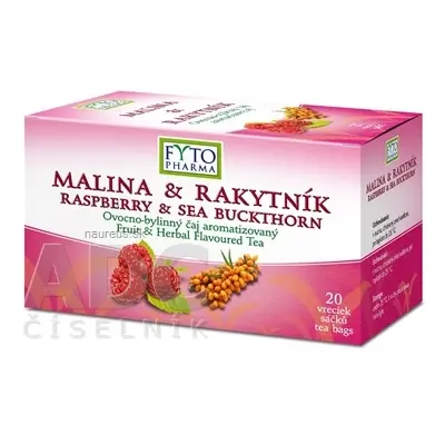 FYTOPHARMA, a.s. FYTO MALINA & RAKYTNÍK ovocno-bylinný čaj 20x2 g (40 g) 20 ks