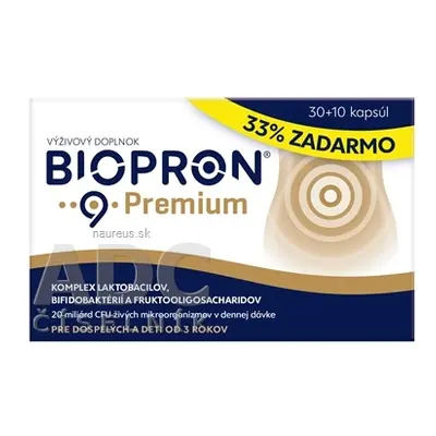 WALMARK, a.s. BIOPRON 9 Premium cps 30 + 10 (33% zdarma) (40 ks) 40 ks