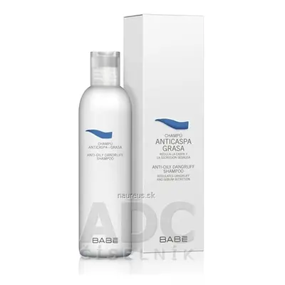 BABÉ LABORATORIOS Babe VLASY Šampon proti lupům na mastné vlasy (Anti-Oily Dandruff Shampoo) 1x2