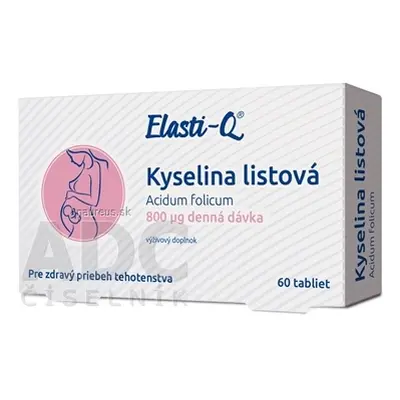 Simply You Pharmaceuticals a.s. Elasti-Q KYSELINA LISTOVÁ 800 mikrogramů tbl 1x60 ks 60 ks