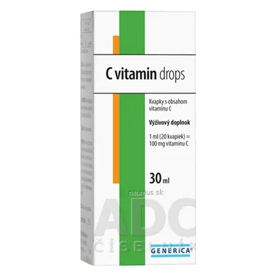 GENERICA spol. s r.o. GENERICA C vitamin drops 1x30 ml 30 ml