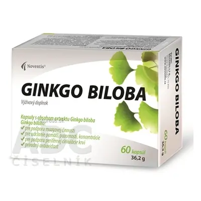 Noventis s.r.o. Noventis GINKGO BILOBA cps 1x60 ks 60 ks