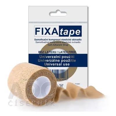 ALFA VITA, s.r.o. FIXAtape STRETCH samofixačné kompresní elastické obinadlo, bez latexu 7,5cm x 