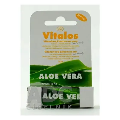 Vitalos s.r.o. VITALOS Balzám na rty aloe vera SPF 15 vitamínový 1x1 ks