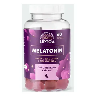 Konopná farma Liptov Melatonin (60 pryžových želé bonbónů) 180 g