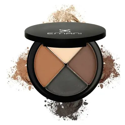 EMANI Vegan Cosmetics Quad Eye Shadow - oční stíny Sunset Blvd (12g) 12g