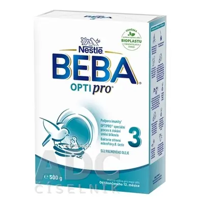 Nestlé France BEBA OPTIPRO 3 mléčná výživa pro malé děti (od ukonč. 12. měsíce)(inov.2022) 1x500