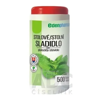 ESSENTIA, s.r.o. EDENPharma STOLNÍ SLADIDLO - Stevia tbl 1x500 ks 500 ks