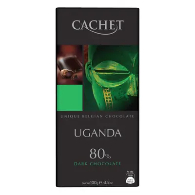 EsoSvet s.r.o. CACHET čokoláda hořká UGANDA 80% 100g 100 g