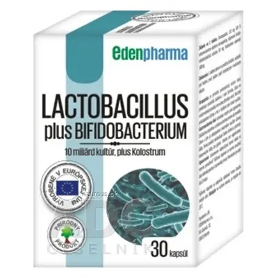 Ing. RNDr. Ivan Olejníček - MedinTerra EDENPharma Lactobacillus PLUS Bifidobacterium cps 1x30 ks