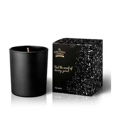 The Greatest Candle in the World Vonná svíčka v černém skle (170 g) - fík 170 g