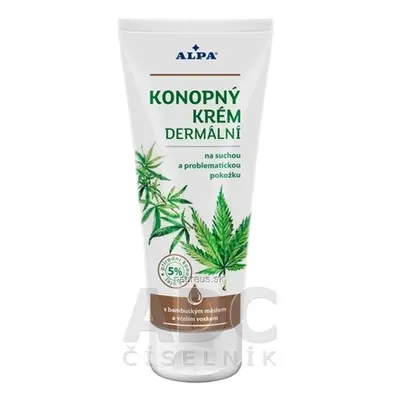 ALPA, a.s. ALPA KONOPNÝ KRÉM dermální 1x100 ml 100ml