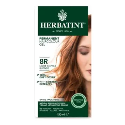 HERBATINT HERBATINT 8R světle měděná blond permanentní barva na vlasy 150 ml