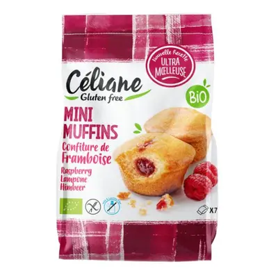 Celiane glutenfree Celiane bezlepkové mini mafiny s malinovou náplní 200 g