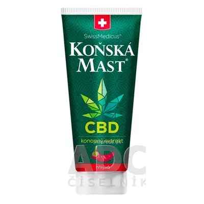 Herbamedicus GmbH KOŇSKÁ MAST s CBD hřejivá bylinný balzám 1x200 ml 200ml