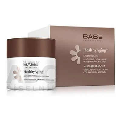 BABÉ LABORATORIOS Babe PLEŤ HealthyAging + MULTI OPRAVNÝ KRÉM NOC 1x50 ml 50ml