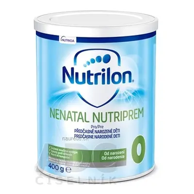 N.V. Nutricia (Groupe DANONE) Nutrilon 0 Nenatal NUTRIPEM speciální mléčná výživa v prášku (od n