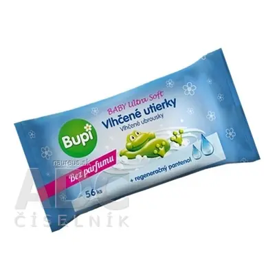 PALMA a.s. BUPI BABY Vlhčené utěrky Ultra soft s pantenolem 1x56 ks 56 ks