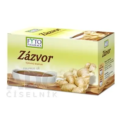 FYTOPHARMA, a.s. FYTO Zázvor 20x1 g (20 g) 20 x 1 g