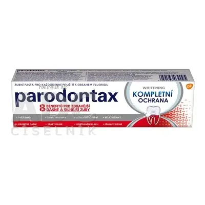 SMITHKLINE BEECHAM PHARMACEUTICALS Parodontax Kompletní ochrana WHITENING zubní pasta 1x75 ml 75