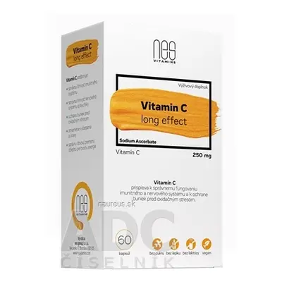 nes group, s. r. o. nesVITAMINS Vitamin C 250 mg long effect cps 1x60 ks