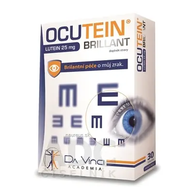 Simply You Pharmaceuticals a.s. OCUTEIN BRILLANT Lutein 25 mg - DA VINCI cps 1x30 ks 30 ks