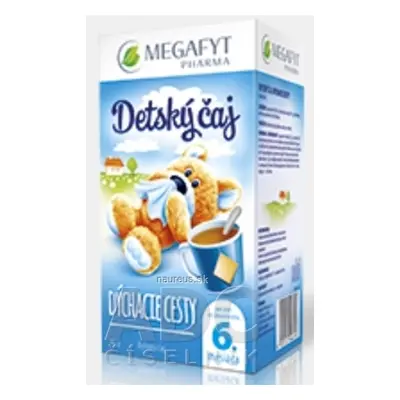 Megafyt Pharma s.r.o. MEGAFYT Dětský čaj DÝCHACÍ CESTY inov.2015, bylinný čaj, 20x2 g (40 g) 20 