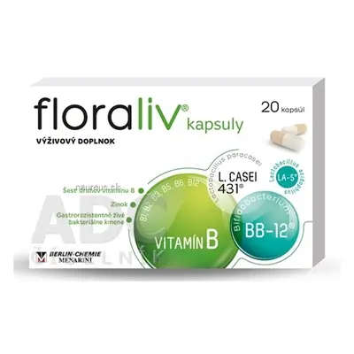 Biofarma S.p.a Floraliv tobolky cps (inů. 2021) 1x20 ks