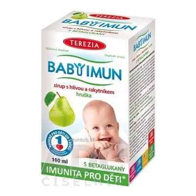 TEREZIA COMPANY s.r.o. TEREZIA BABY IMUN sirup s hlívou a rakytníkem příchuť hruška 1x100 ml 100